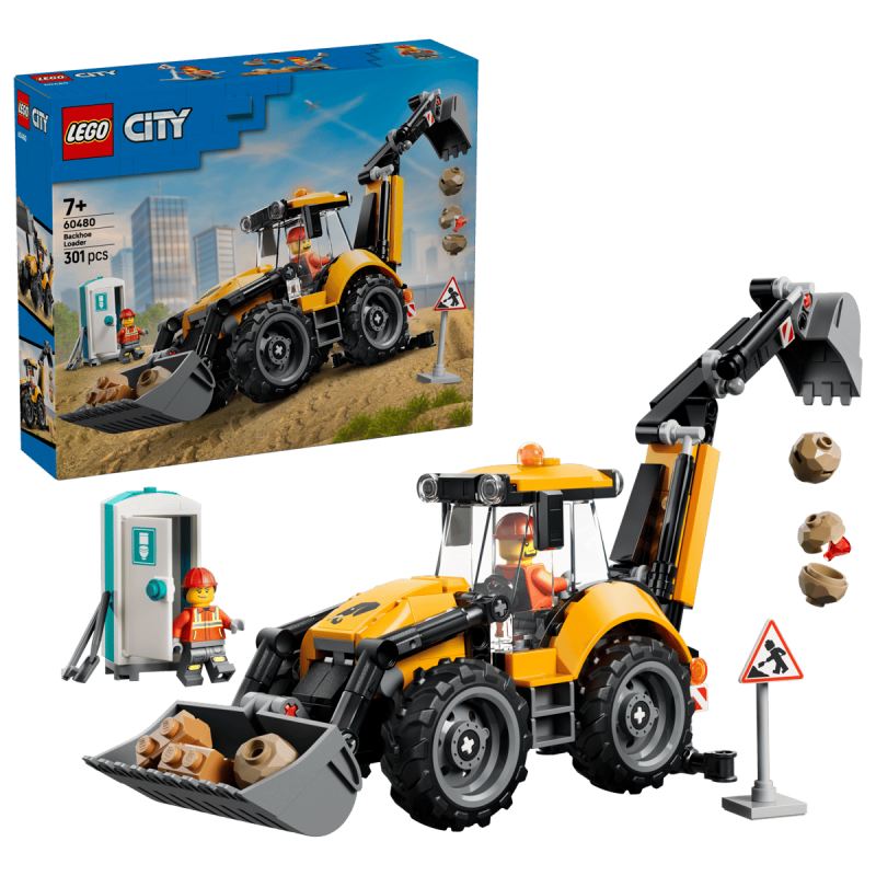 Lego 60480 Le tractopelle jaune