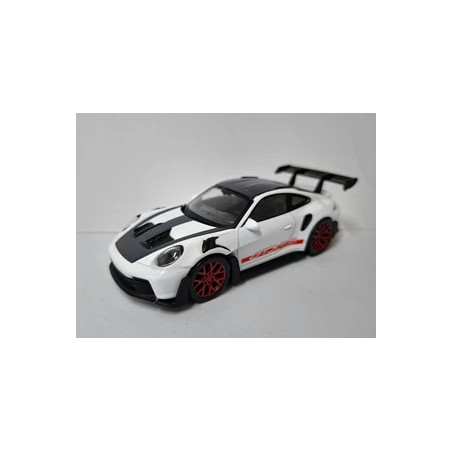 Norev 1.43 Porsche 911 GT3 RS 2022 Blanc Pack Weissach jet-car