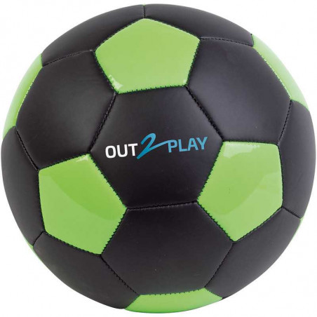 BALLON FOOT NOIR NEON TAILLE 5 OUT2PLAY