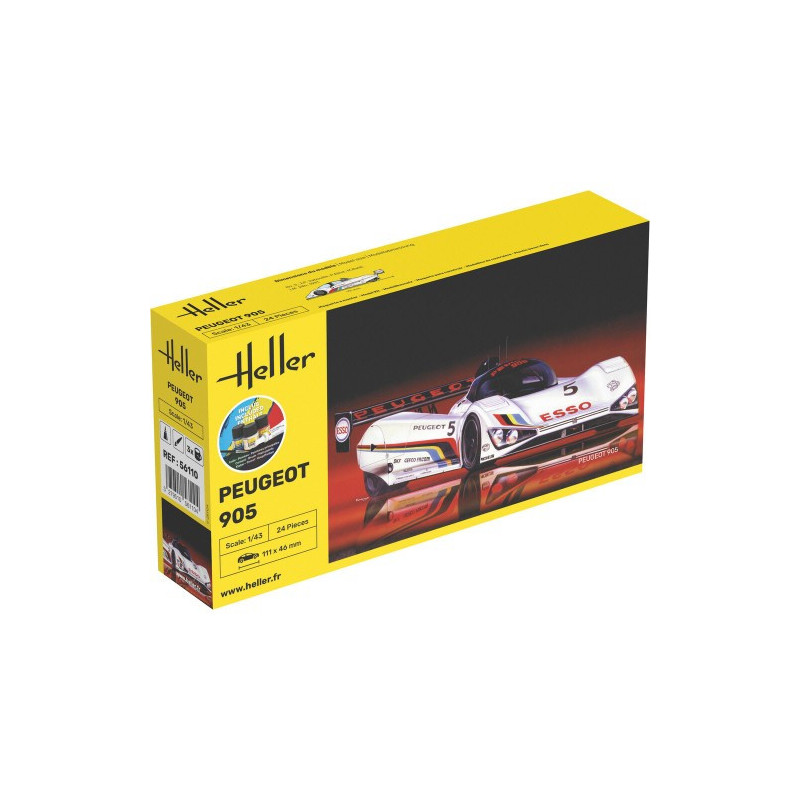 Heller Starter kit Peugeot 905 1 43