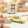 Norev VW Coccinelle 1303 1973 Jaune Pastel avec Surf Jet car 1 43