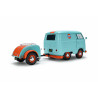 Solido 1 18 Vw T1 Samba Bus 1962 Cool Combi Gulf avec remorque