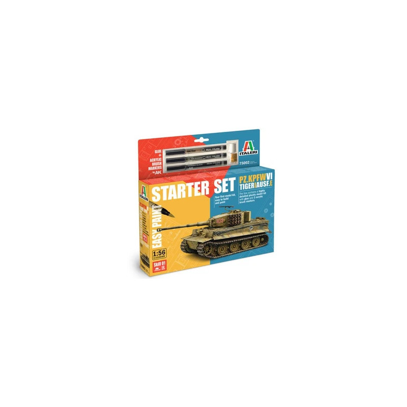 Starter Set Italeri 1.56 Sherman M4A3E8 Fury