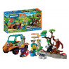 Playmobil Gardien de zoo et véhicule