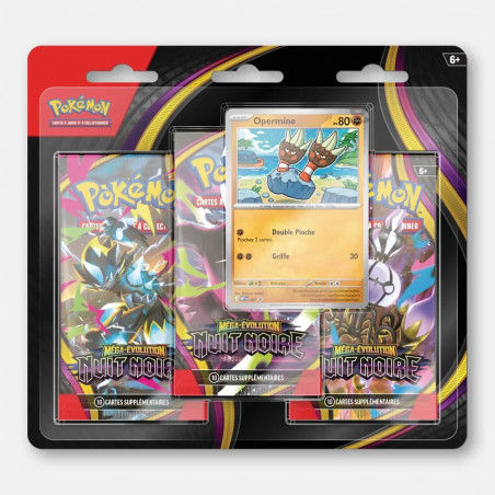 Pokemon Me05 Booster Nuit Noire Pack 3