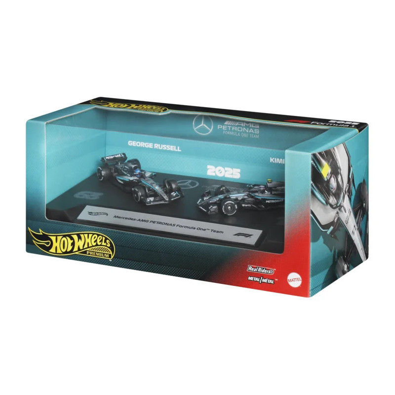 F1 Hotwheels 2025 x2 Mercedes Amg Petronas