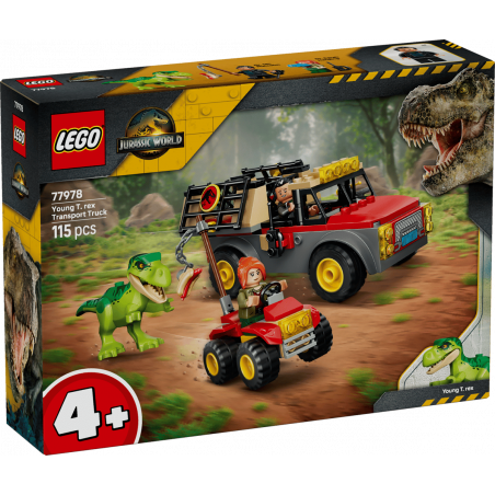 Lego Jurassic World 77978 Camion de transport du jeune T Rex