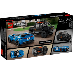 Lego 77264 La Jaguar Project 7 et le Land Rover Defender
