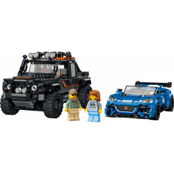 Lego 77264 La Jaguar Project 7 et le Land Rover Defender
