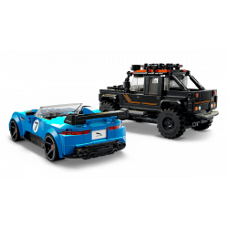 Lego 77264 La Jaguar Project 7 et le Land Rover Defender