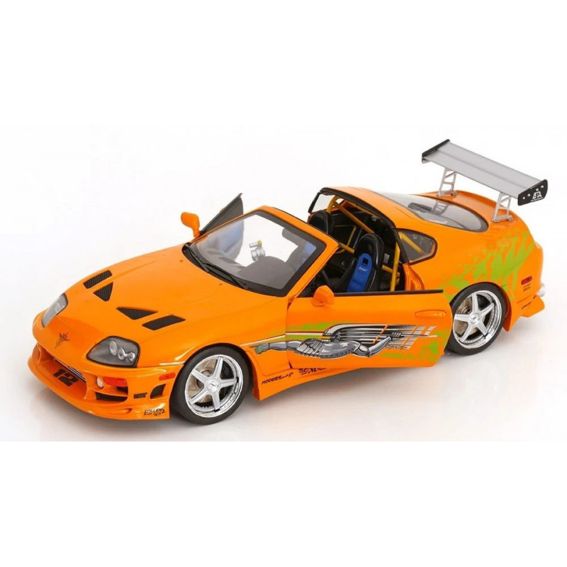 Solido 1.18 Fast And Furious Toyota Supra Brian Mk4 2001 Orange