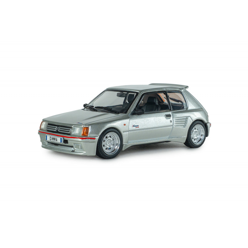 Solido 1.43 Peugeot 205 Dimma Gti Grise Kit Turbo 16