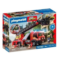 Playmobil Camion pompier  grande échelle