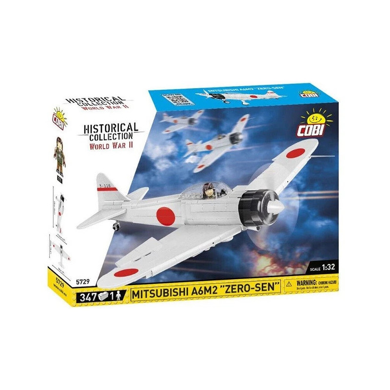 Cobi 5729 Mistubishi A6m2 Zero 349 Pieces