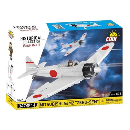 Cobi 5729 Mistubishi A6m2 Zero 349 Pieces