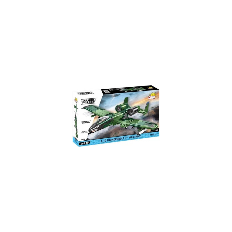 Cobi 5856 A10 Thuderbolt II Warthog Tank Killer 667 Pieces