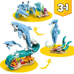 Lego Créator 3 en 1 31385 Animaux marins les beaux dauphins V29