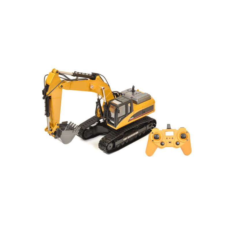 Pelleteuse Rc T2m 1 14 2.4Ghz métal avec Aq et chargeur