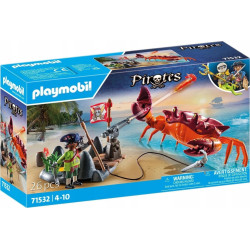 Playmobil Pirate canon et crabe géant