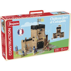 Jeujura Bois Chateau fort et catapulte