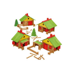 Jeujura Chalet en bois 130 Pieces