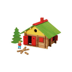 Jeujura Chalet en bois 130 Pieces