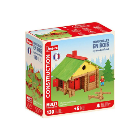 Jeujura Chalet en bois 130 Pieces