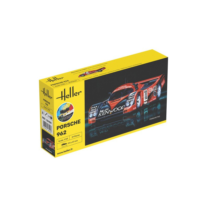 Heller model set Porsche 962 1.43