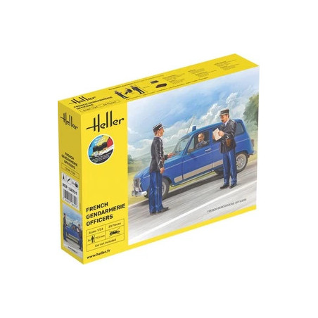 Heller model set Policier gendarmerie x3