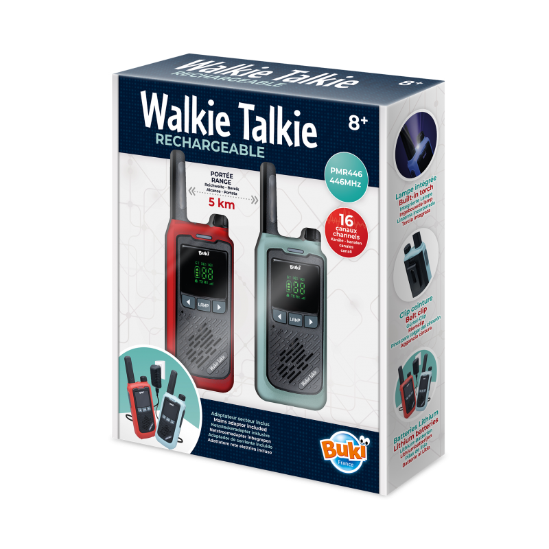 Buki Talkie walkie Rechargeable x2