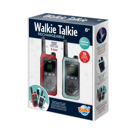 Buki Talkie walkie Rechargeable x2