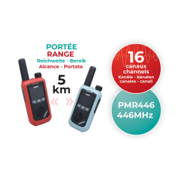 Buki Talkie walkie Rechargeable x2