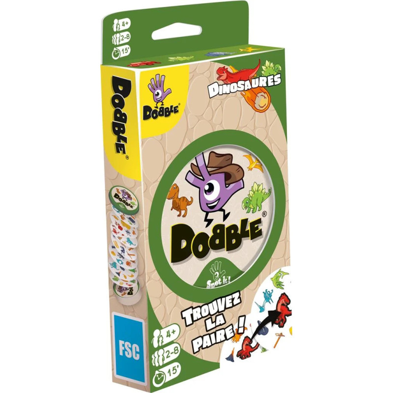 DOBBLE Dinosaures BLISTER