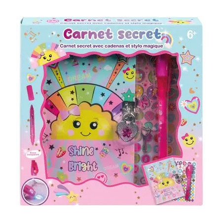 Carnet secret et stylo magique