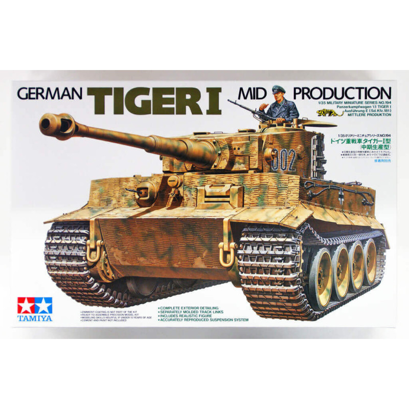 Tamiya 1.35 German Tiger I Mid production
