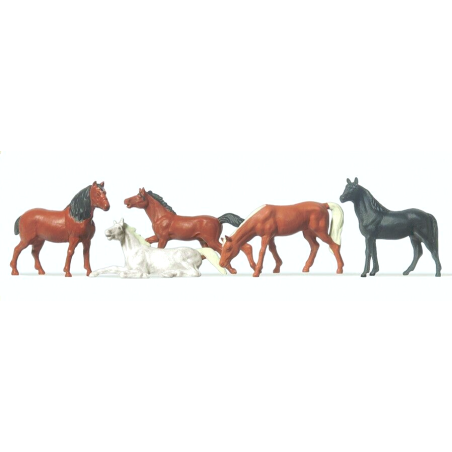 Preiser Personnage Ho Chevaux