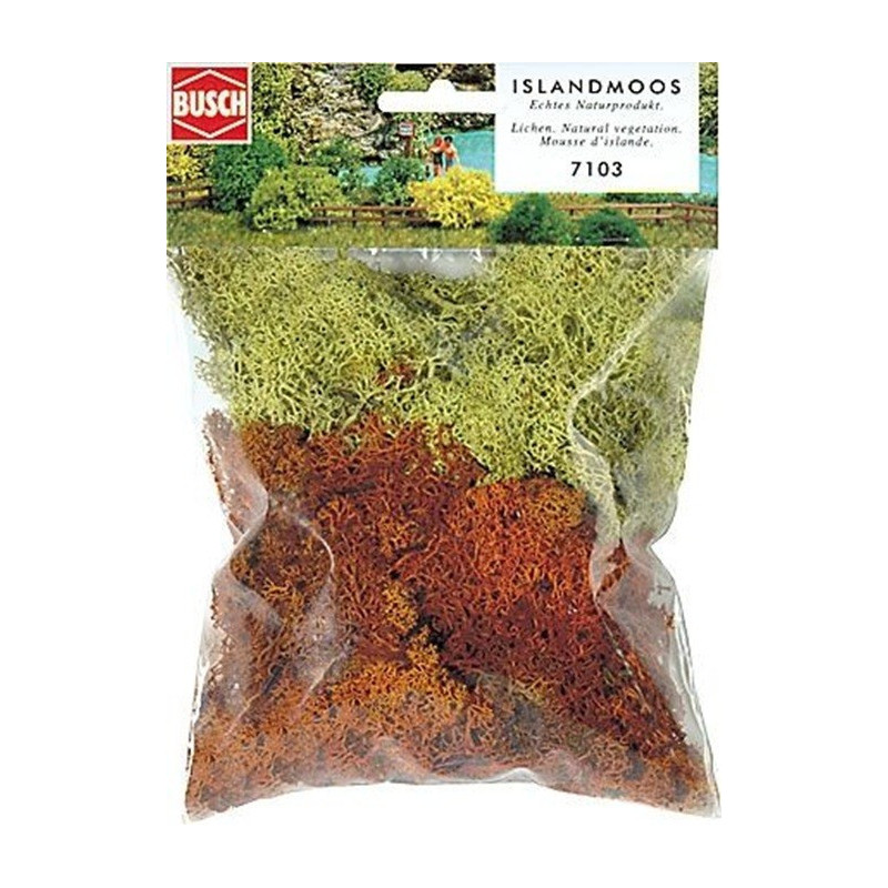 Busch Ho Set arbres mousses brun