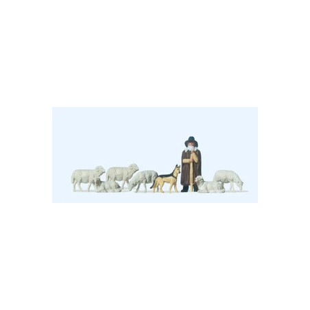 Personnage ho faller 1.87 moutons et berger