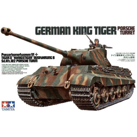 Tamiya German King Tiger Porsche1,35