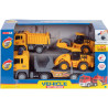 Camion et excavatrice 4 vehicules  Son et lumieres