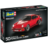 Revell Coffret Porsche 911 turbo 1.24 50 ans avec accessoires