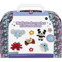 Malette crochet et accessoires animaux,