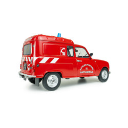 Solido 1.18 Renault 4 R4 fourgonette pompier Sainte Quatrelle