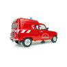Solido 1.18 Renault 4 R4 fourgonette pompier Sainte Quatrelle