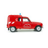 Solido 1.18 Renault 4 R4 fourgonette pompier Sainte Quatrelle