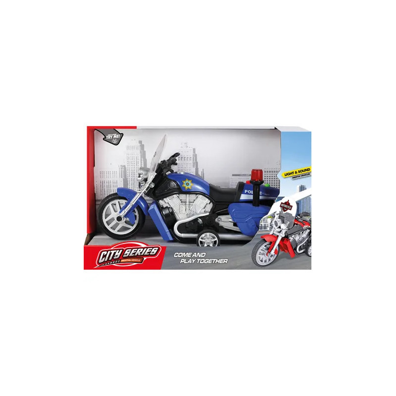Moto Police Sons et lumieres