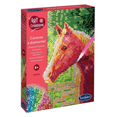 Art et créations Canevas diamanter Cheval