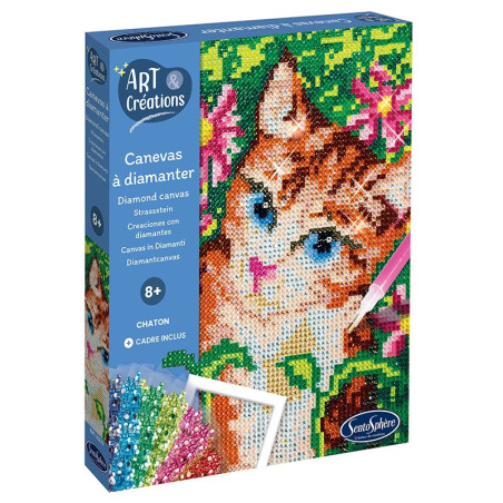 Art Créations  Canevas à diamanter Chatons