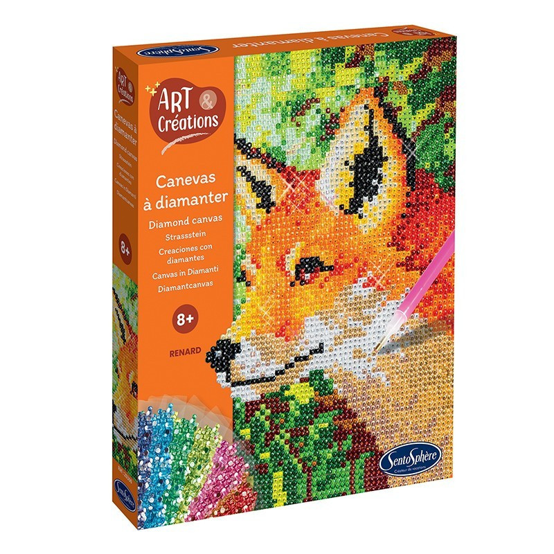 Art Créations  Canevas à diamanter Renard