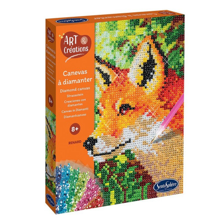 Art Créations  Canevas à diamanter Renard